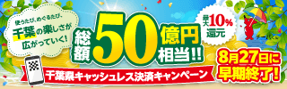 千葉県キャッシュレス決済キャンペーン