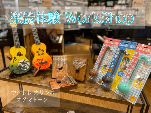 【10月9日(日)】話題の楽器を体験できるworkshop！