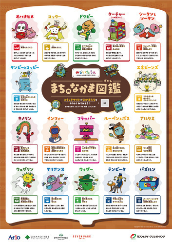 みらいたうんキャラクター図鑑