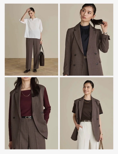 秋の着こなしを楽しむ、カセット服。